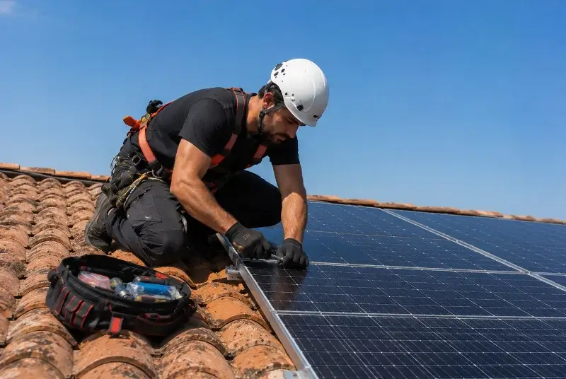 Maintenance et monitoring de panneaux solaires à Lumbin