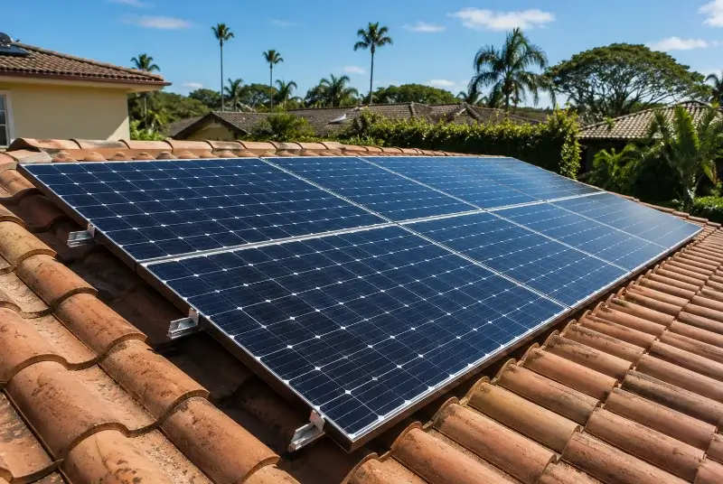 Installation de panneaux solaires à Lumbin